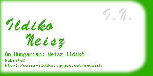 ildiko neisz business card